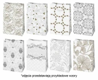 POLMAK Decorative bag T1 100x160x60 General set 20 Graphics - White, Bright, Silver, Gold, 1 pc.