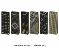 POLMAK Gold decorative bag T15Z 130x380x110 General set 15 Graphics - Dark, Feminine, Men''s, Gold, 1 pc.
