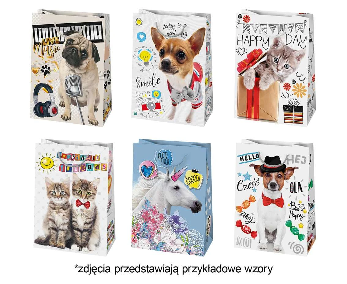 POLMAK Decorative bag T5 230x320x110 General set 170 Children''''s - Photo, Cats, Youth, Dogs, Animals, 1 pc. EOL