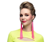 Earrings Festival neon pink