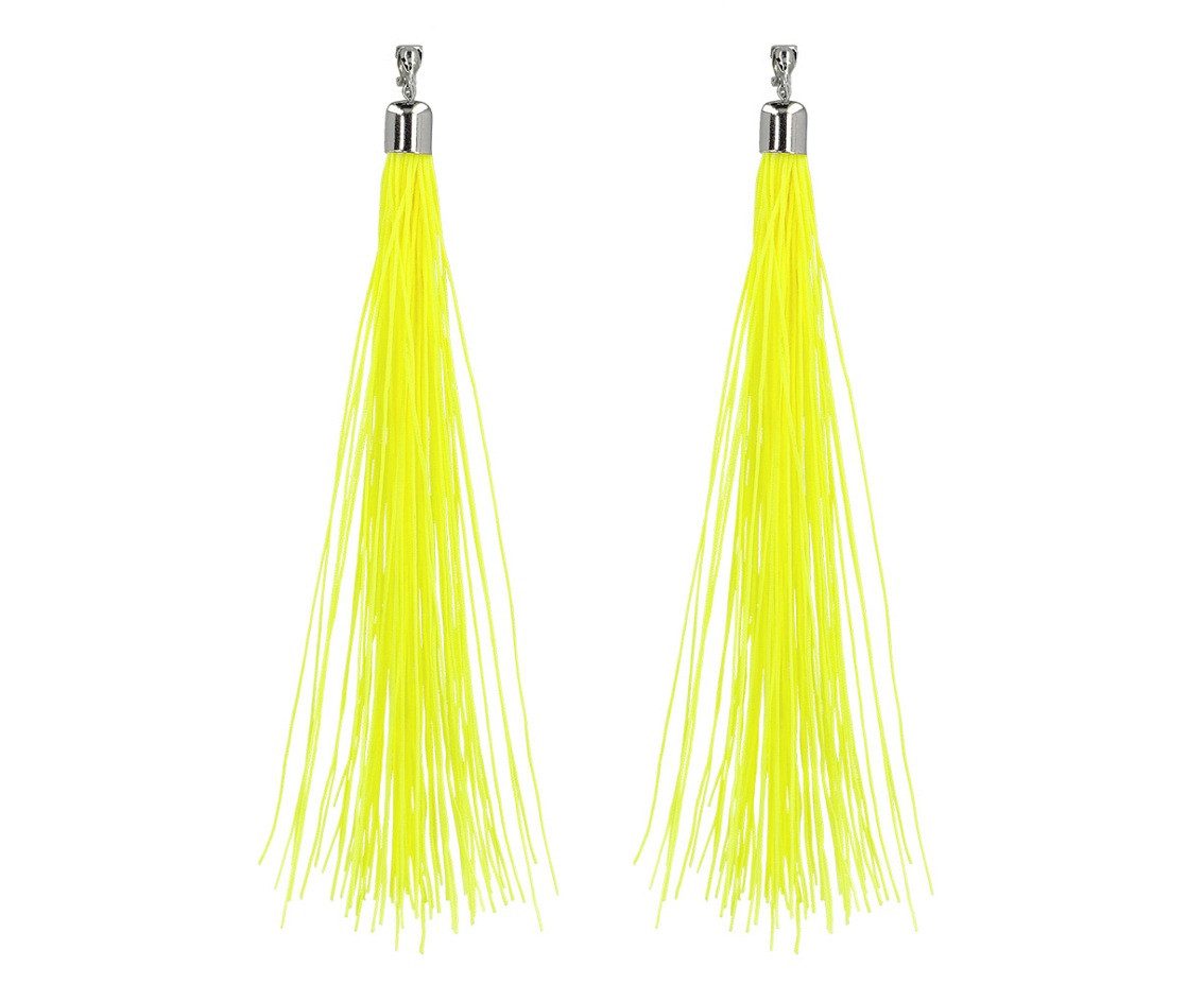 Earrings Festival neon yellow