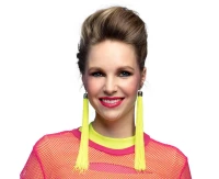Earrings Festival neon yellow