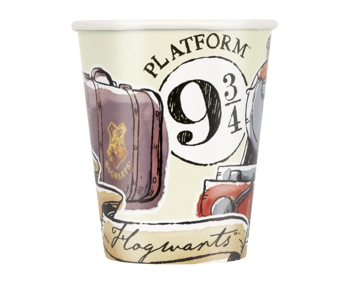 Paper cups Harry Potter,  250 ml. 8pcs