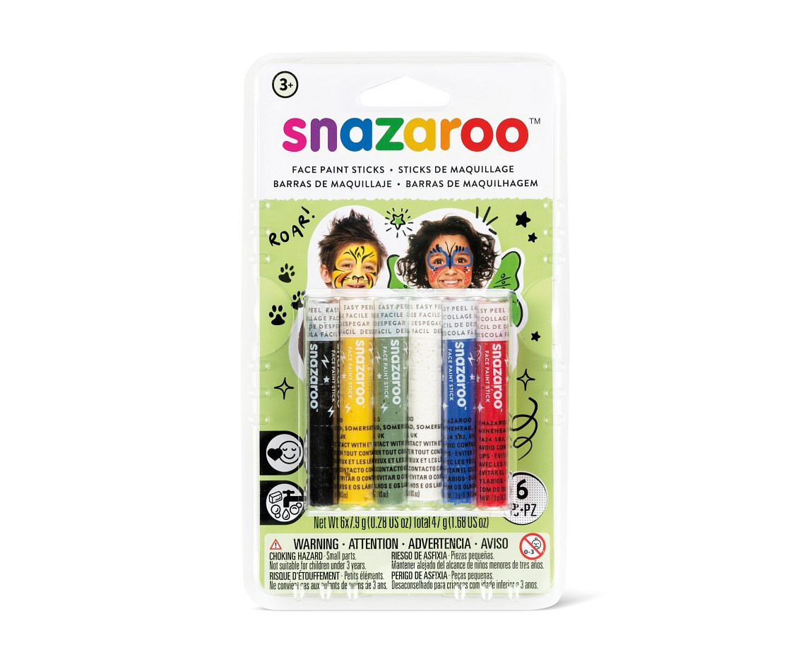 Snazaroo Face Paint Sticks 6 Unisex Eastern Europe Cluster