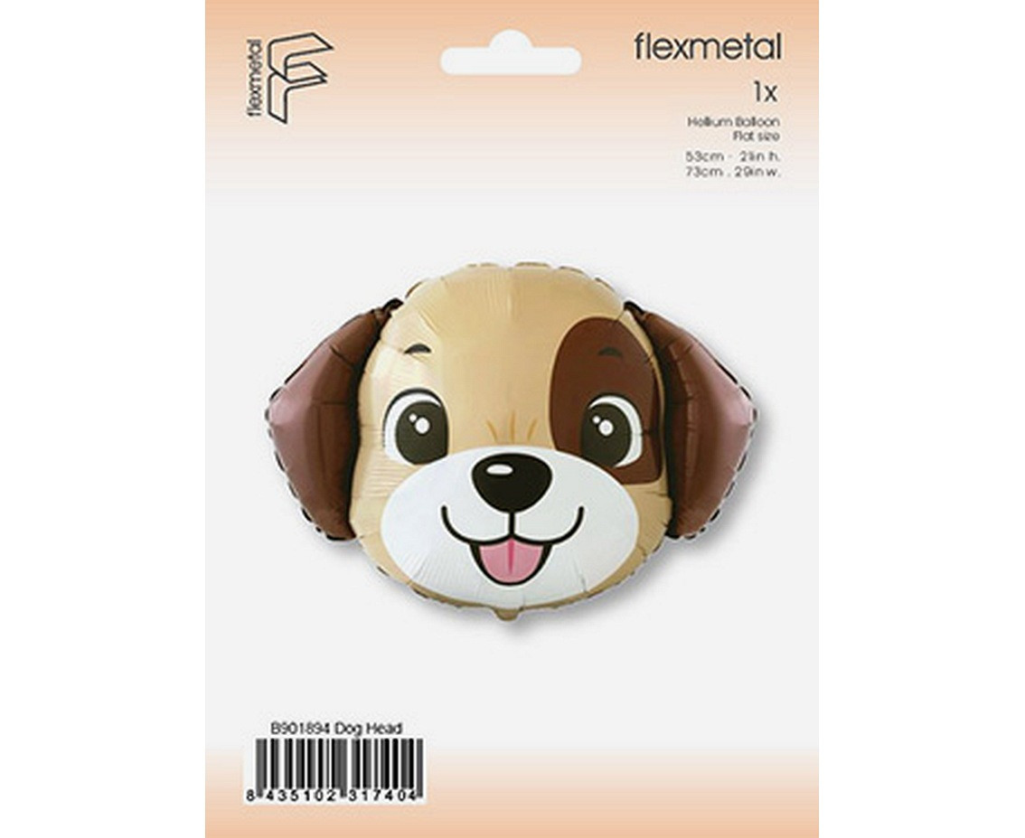 Foil balloon Dog (head), FX, 55x80 cm EOL