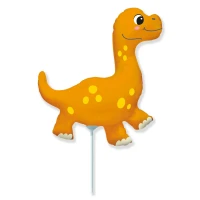 Foil balloon 14" FX - Little Dino - Diplo,  unpacked (flat)