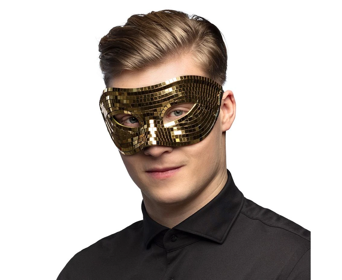 Eye mask Disco gold
