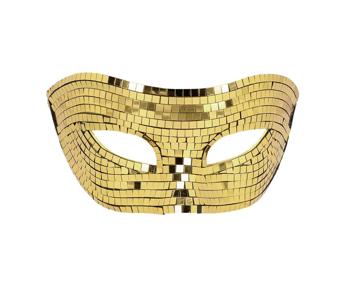 Eye mask Disco gold