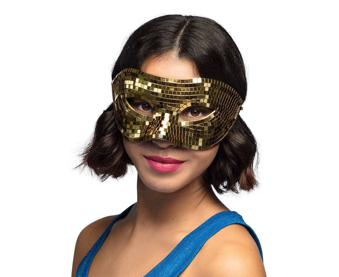 Eye mask Disco gold
