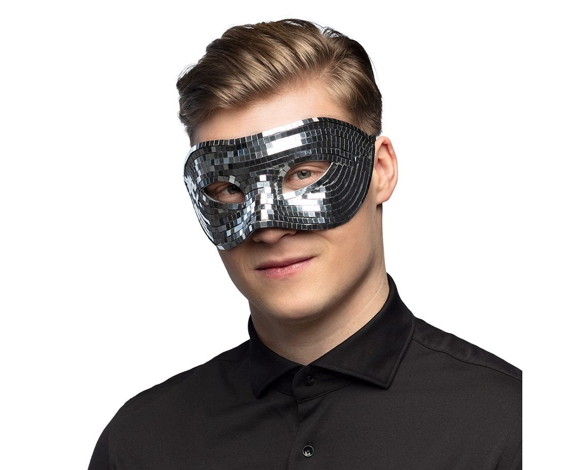 Eye mask Disco silver