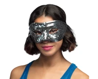 Eye mask Disco silver