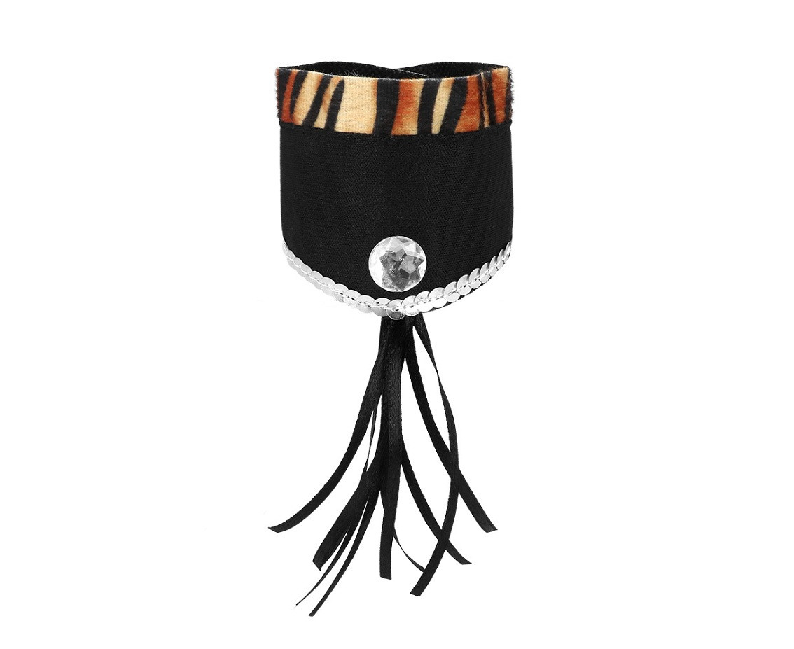 Set Sweet Leopard (Diadem, choker, 2 bracelets, tail)