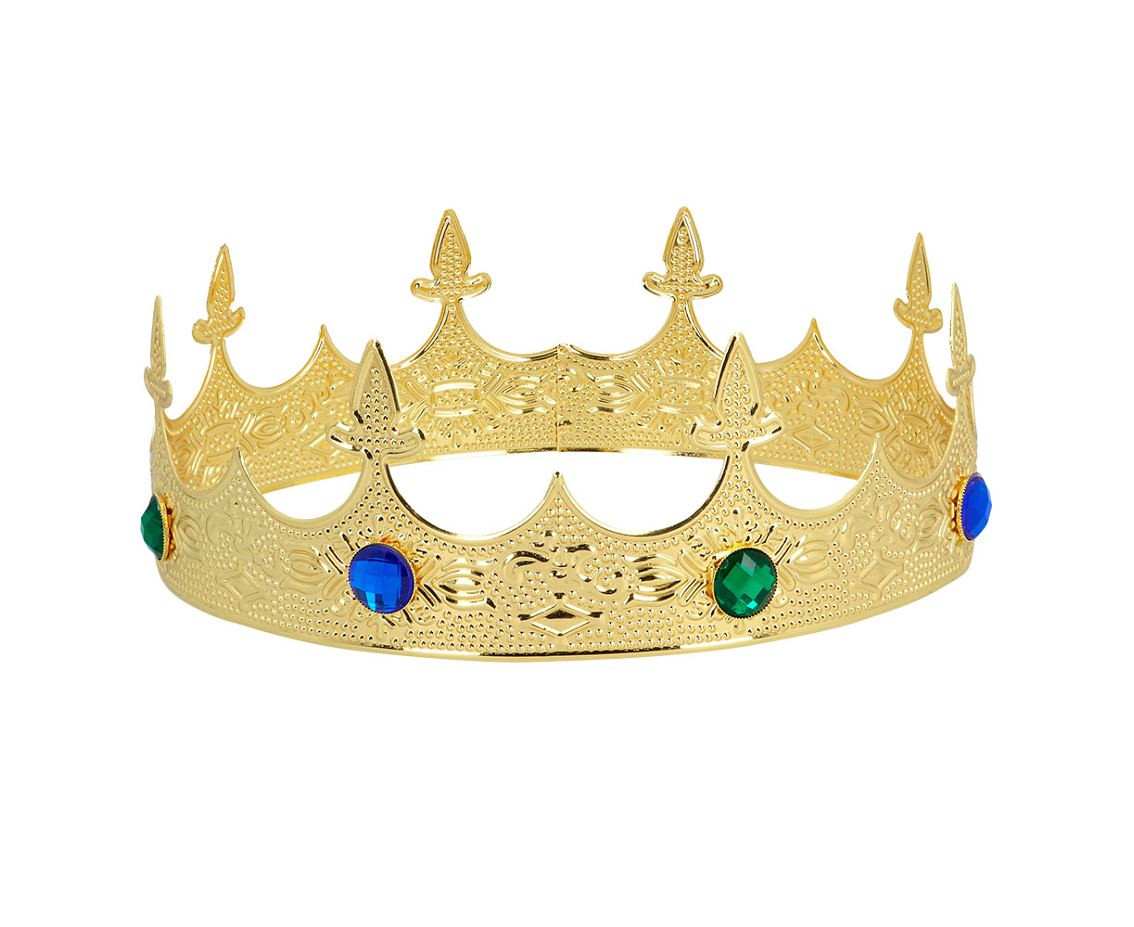 Metal crown Royalty gold