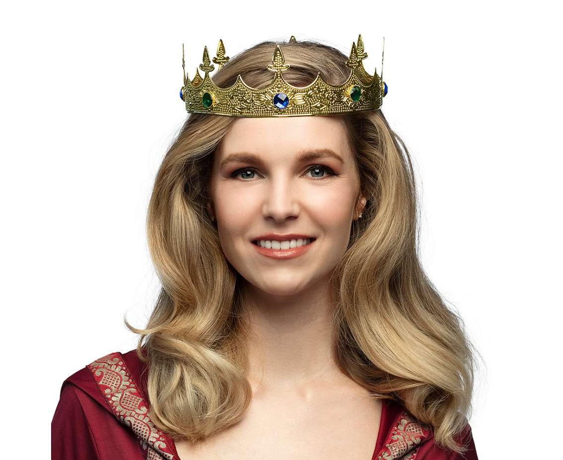 Metal crown Royalty gold