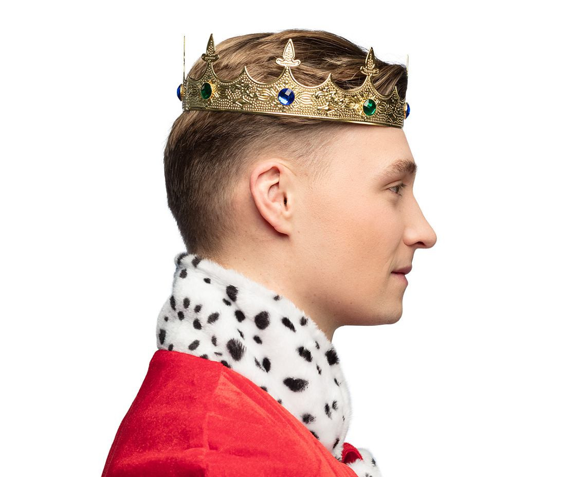 Metal crown Royalty gold