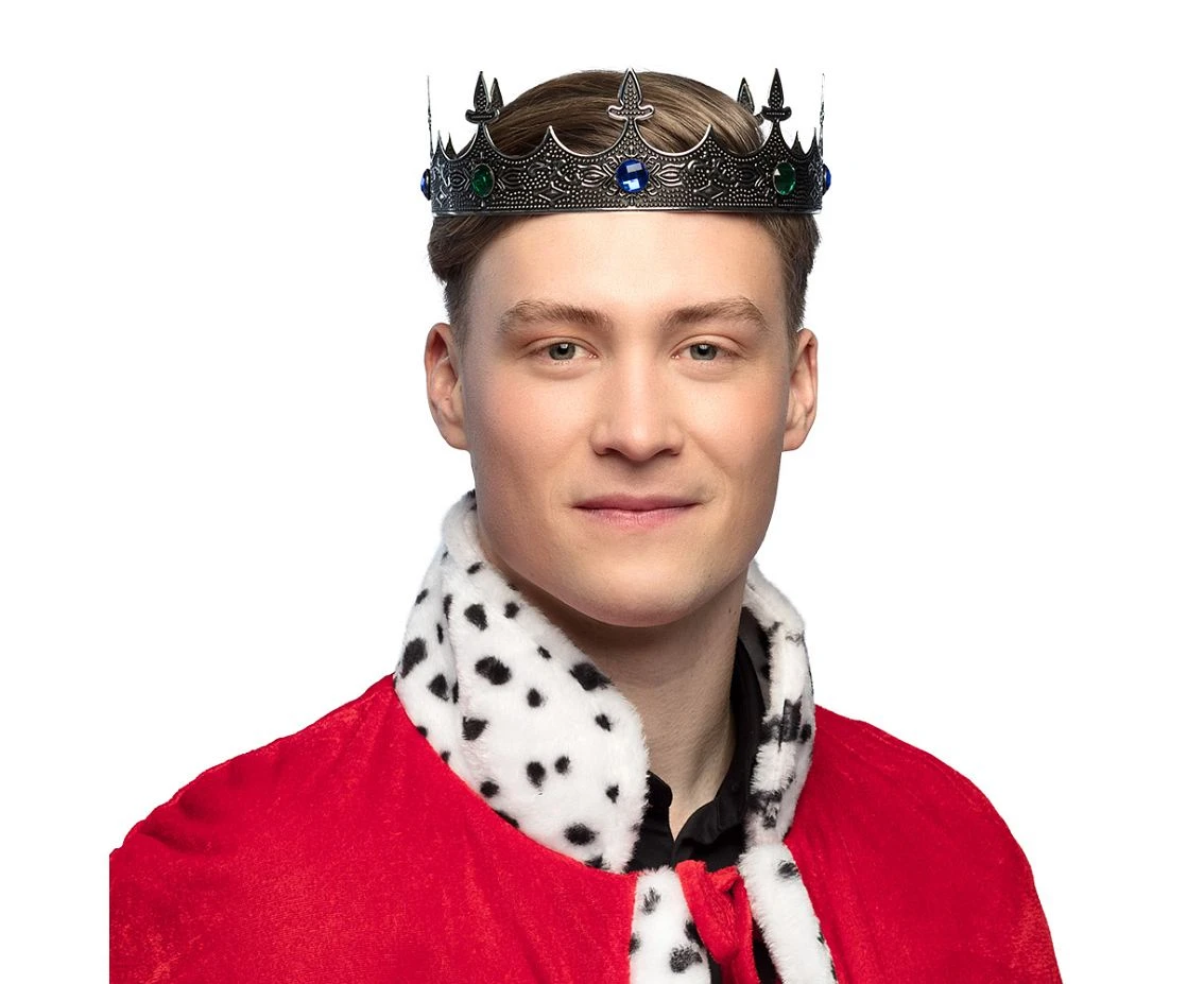 Metal crown Royalty silver