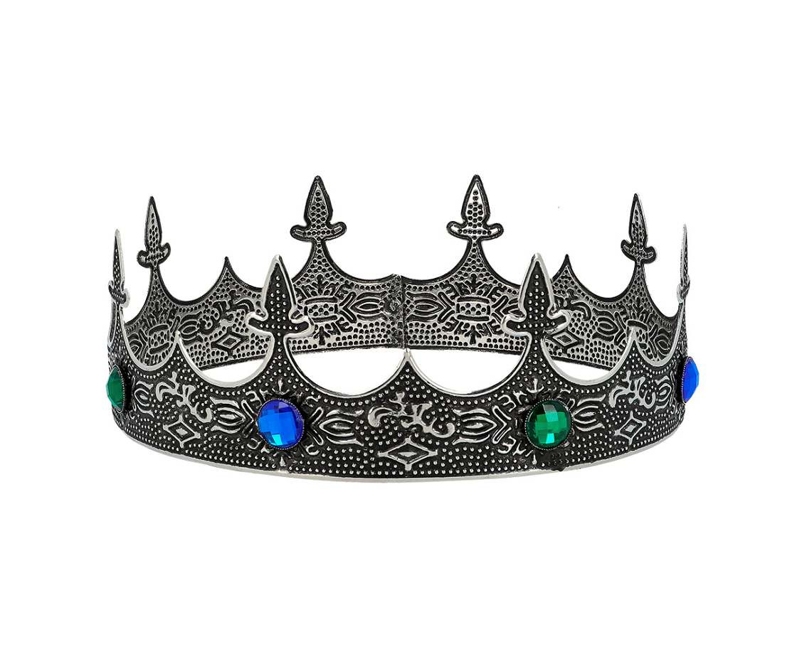 Metal crown Royalty silver