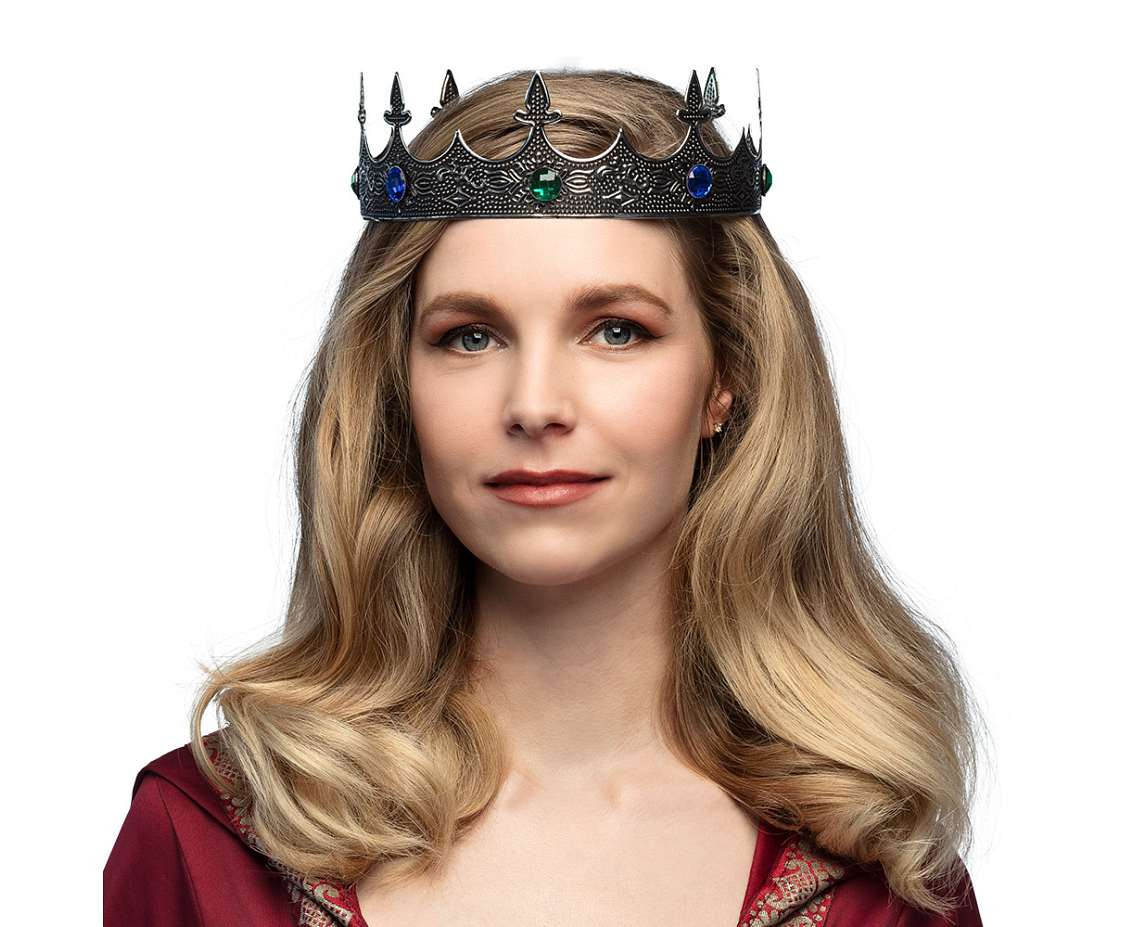 Metal crown Royalty silver