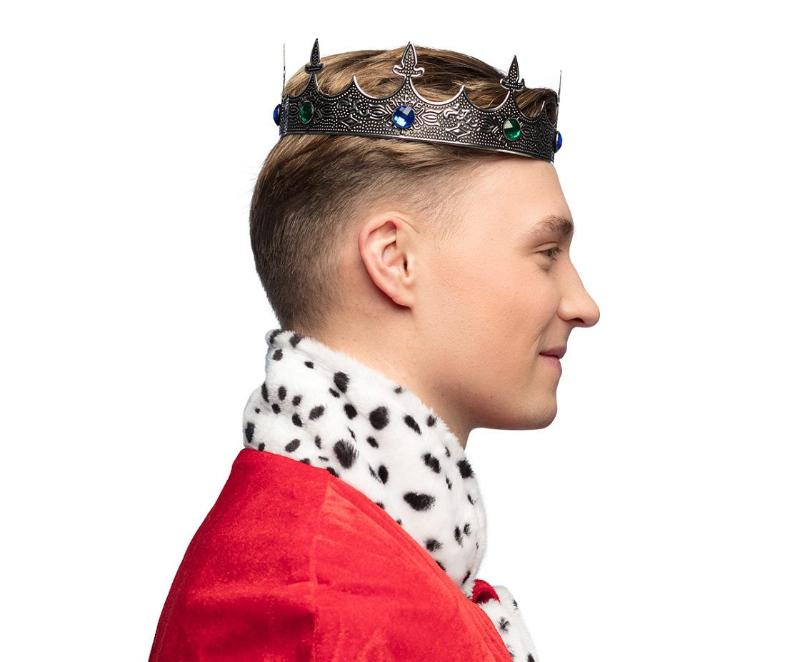Metal crown Royalty silver