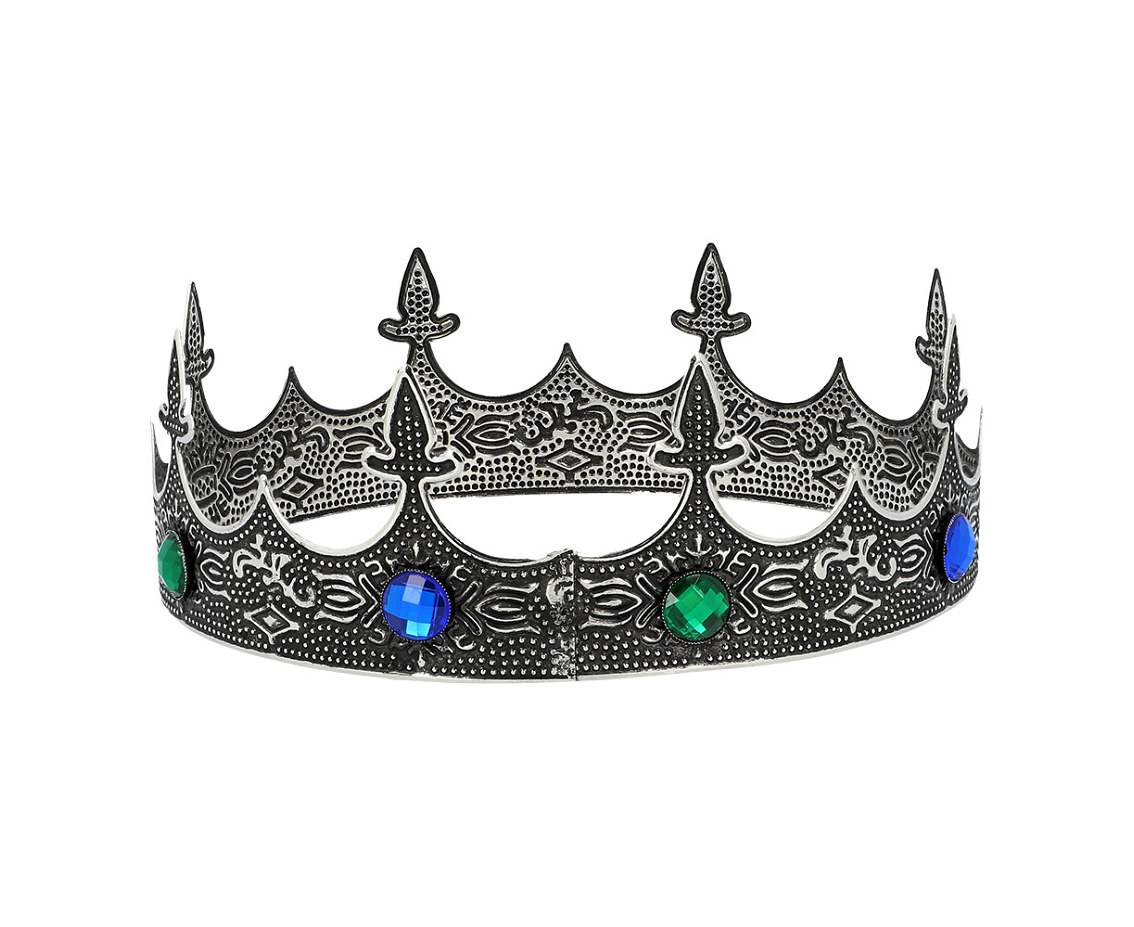 Metal crown Royalty silver