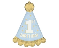 Foil balloon18" SHP-  Little mister wonderful 1st Bday EOL