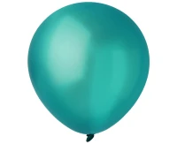 Balloons Decomex 5", metallic emerald green, 100pcs