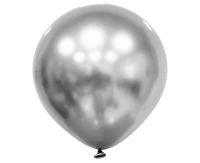 Balloons Decomex 5", platinum silver, 100pcs