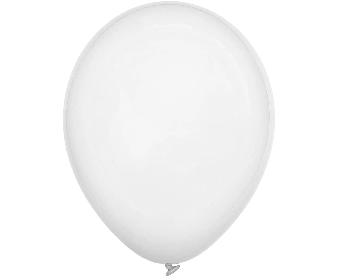 Balloons Decomex 9", pastel white, 100pcs