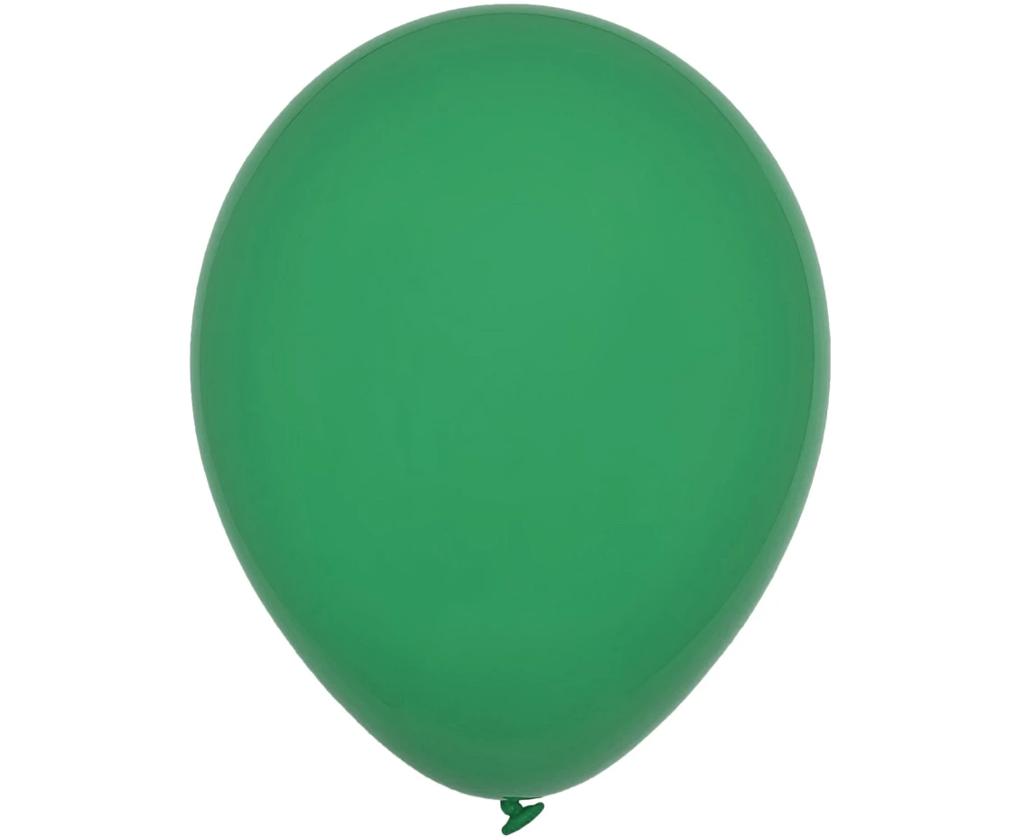 Balloons Decomex 9", pastel forest green, 100pcs