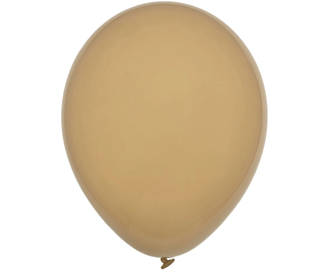 Balloons Decomex 9", pastel desert sand, 100pcs