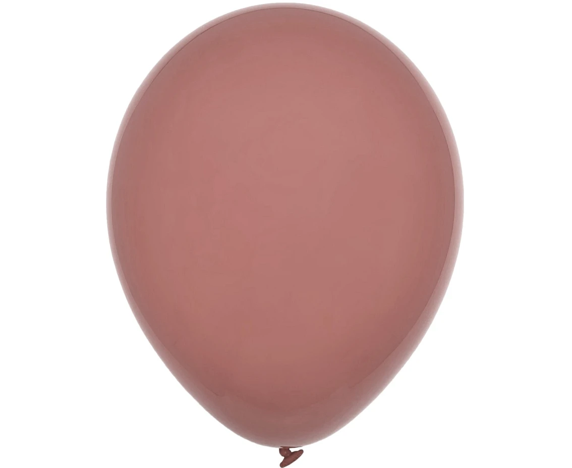 Balloons Decomex 9", pastel rose wood, 100pcs