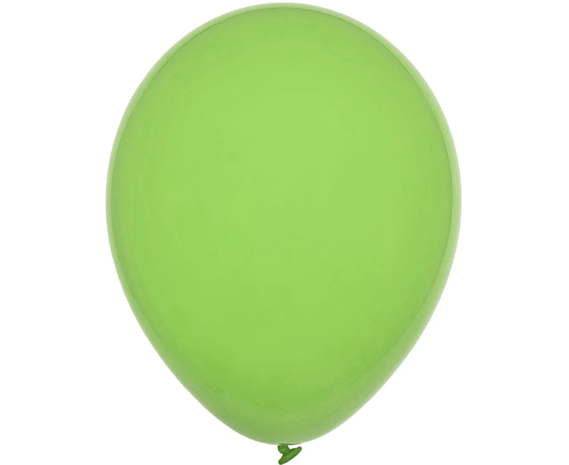 Balloons Decomex 9", pastel lime green, 100pcs
