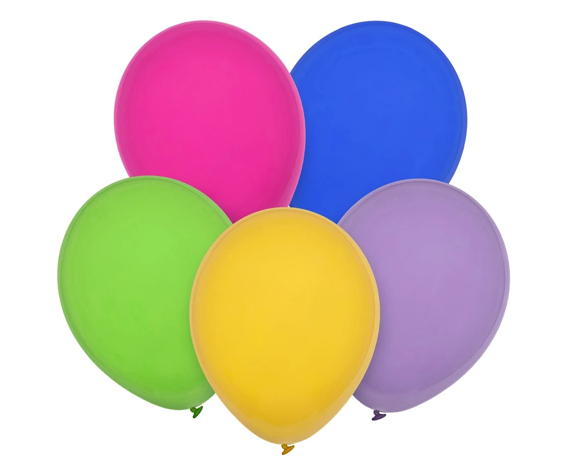 Balloons Decomex 9", pastel mix, 100pcs