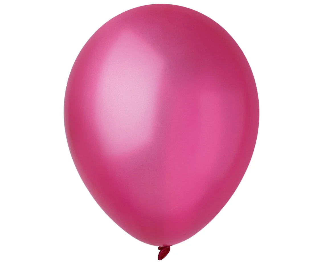 Balloons Decomex 9", metallic fuchsia, 100pcs