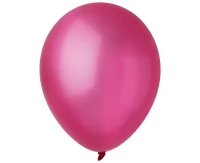 Balloons Decomex 9", metallic fuchsia, 100pcs