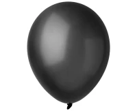 Balloons Decomex 9", metallic black, 100pcs