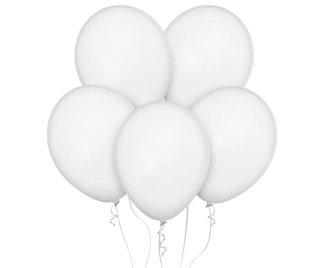Balloons Decomex 11", pastel white, 100pcs
