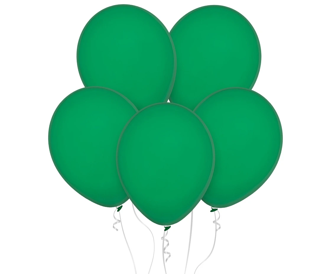 Balloons Decomex 11", pastel forest green, 100pcs