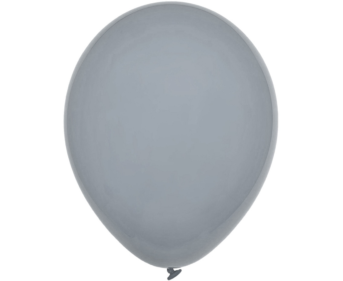 Balloons Decomex 11", pastel grey, 100pcs