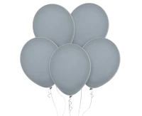 Balloons Decomex 11", pastel grey, 100pcs