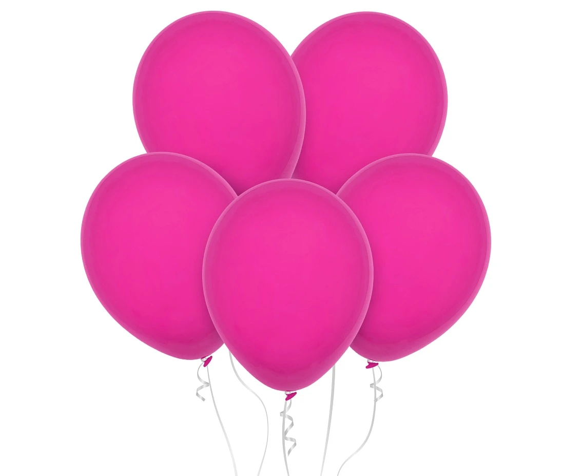 Balloons Decomex 11", pastel fuchsia, 100pcs