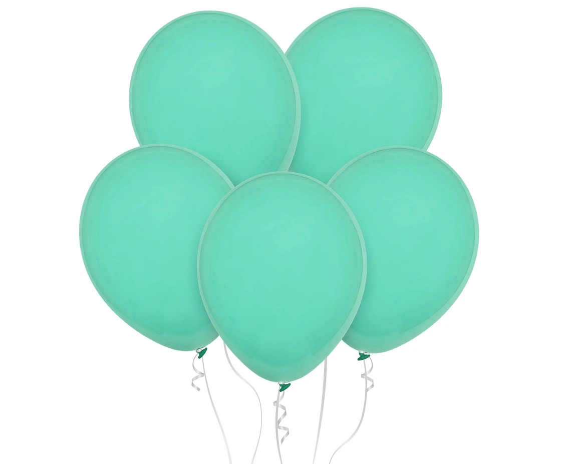 Balloons Decomex 11", pastel matte green, 100pcs