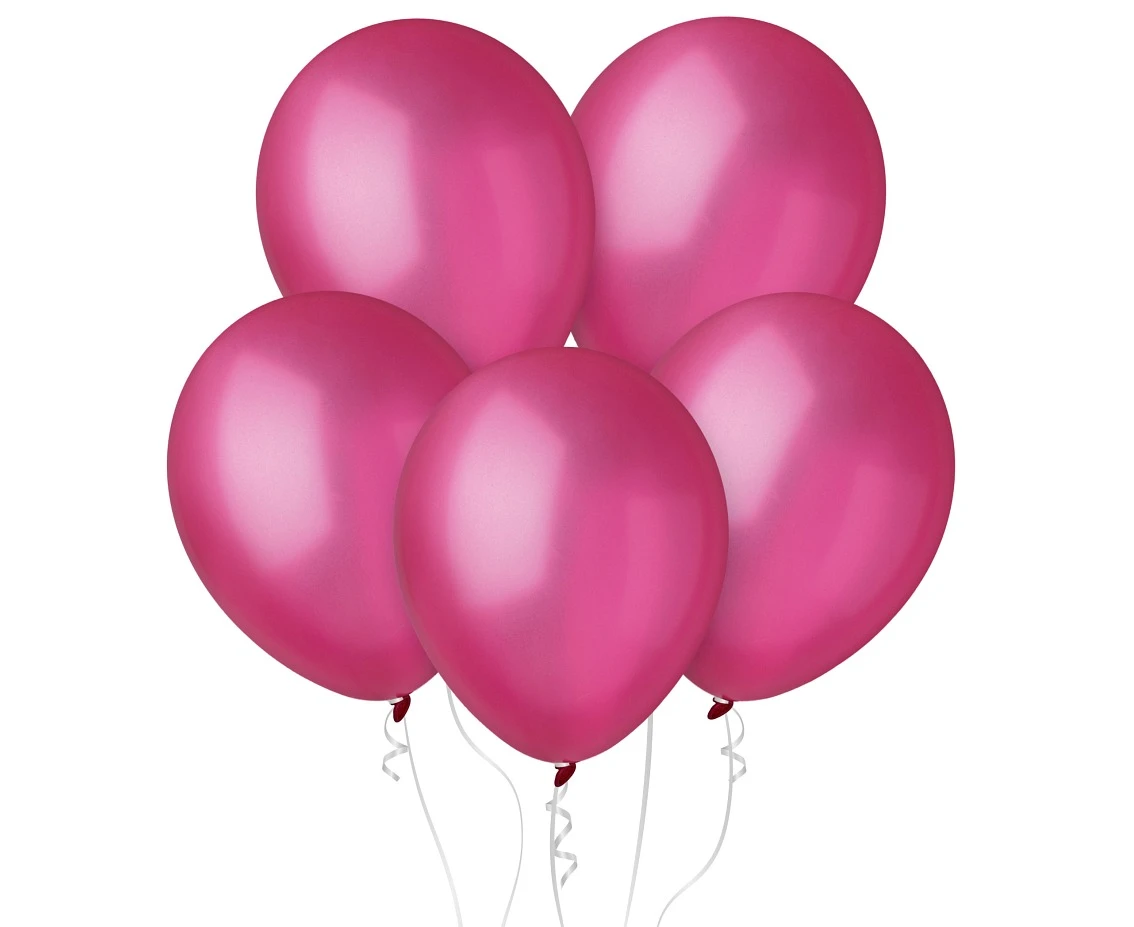 Balloons Decomex 11", metallic fuchsia, 100pcs
