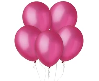 Balloons Decomex 11", metallic fuchsia, 100pcs
