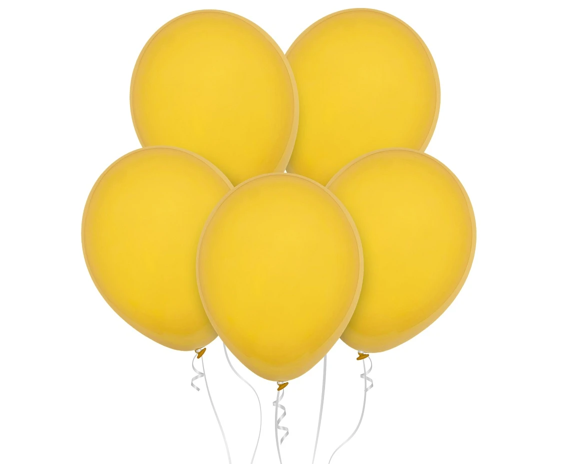 Balloons Decomex 18", pastel golden yellow, 25pcs