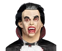 Latex head mask Count Vamp