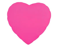 Foil balloon Heart 18“ neon fushia