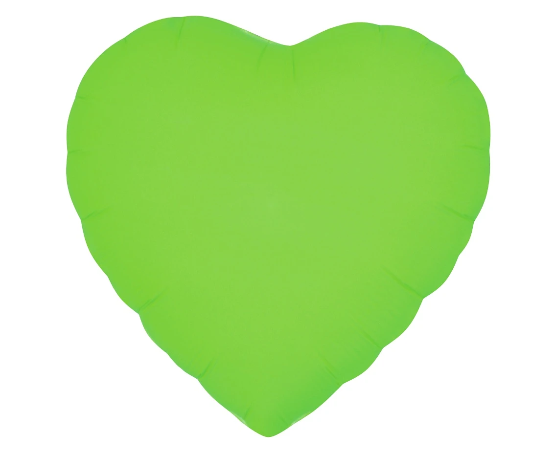 Foil balloon Heart 18“ neon green