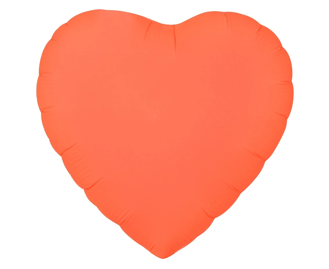 Foil balloon Heart 18“ neon orange