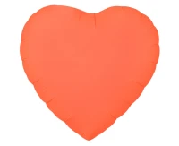 Foil balloon Heart 18“ neon orange